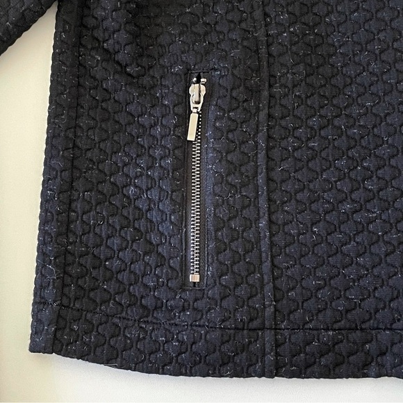 NWT Lyssé Devoe Quilted Tailored Moto Jacket Heather Black Large - Picture 14 of 16